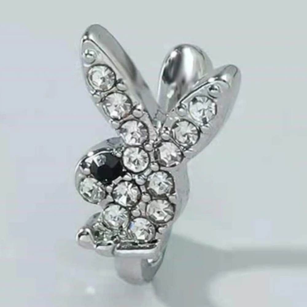 Playboy Bunny Bling Nose Ring stainless steel